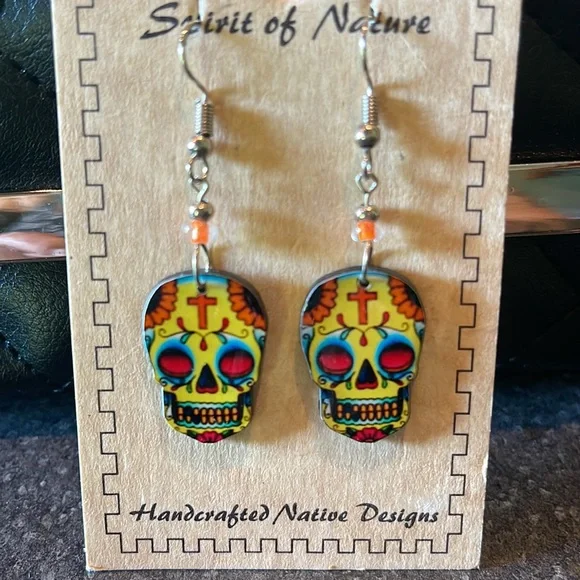 NWT Spirit of Nature Handcrafted Peruvian Pichincha Earrings - Picture 2 of 3